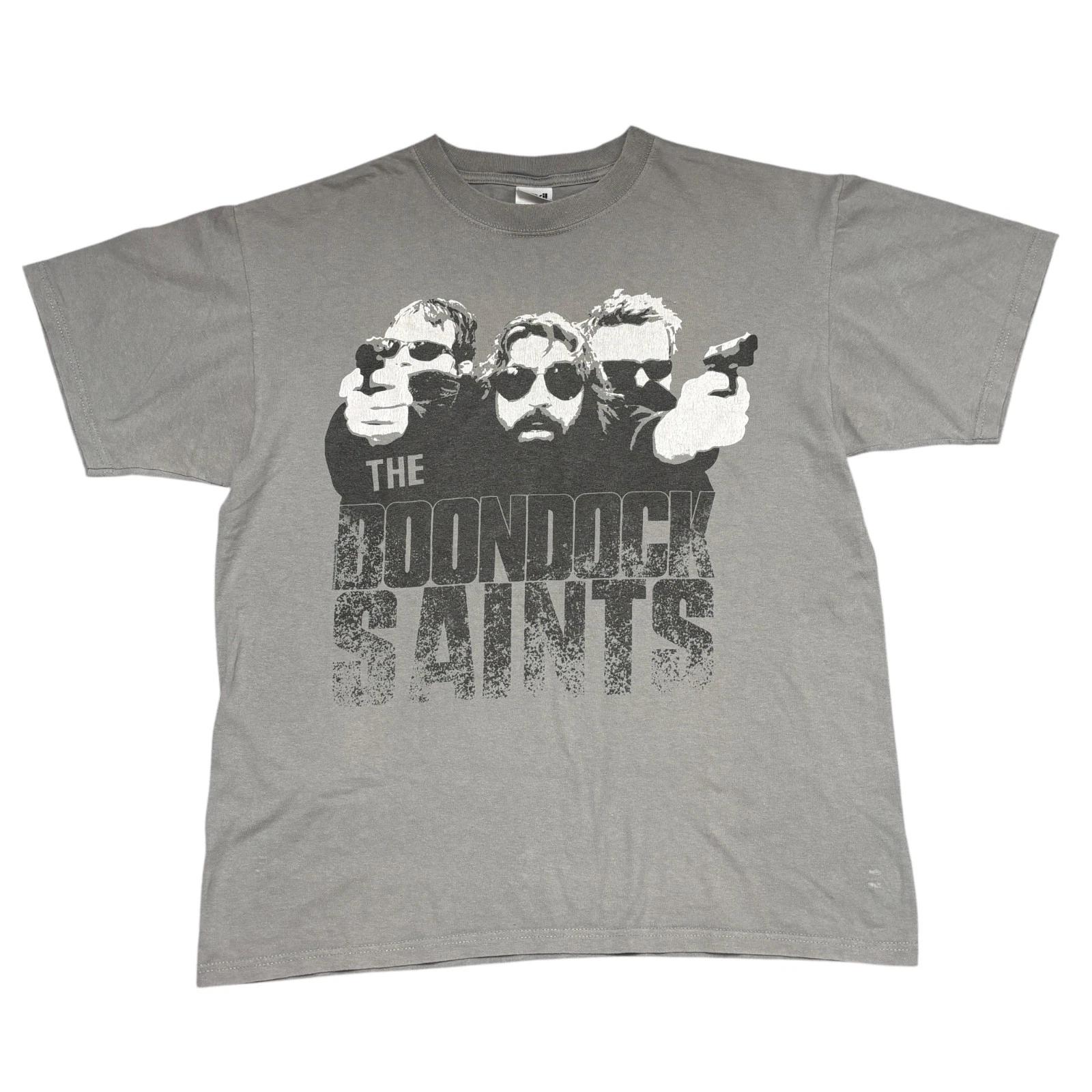 

The Boondock Saints Vintage Movie Promo Shirt Large Gray Y2K Film Cinema Merch L