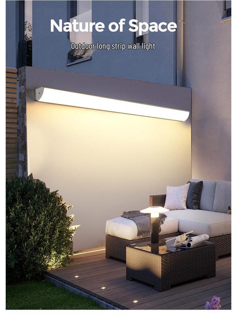 Waterproof LED Outdoor Wall Light for Balcony, Terrace, or Entrance 