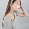 CATTLINE Modern Stripe HairBand (Ivory)
