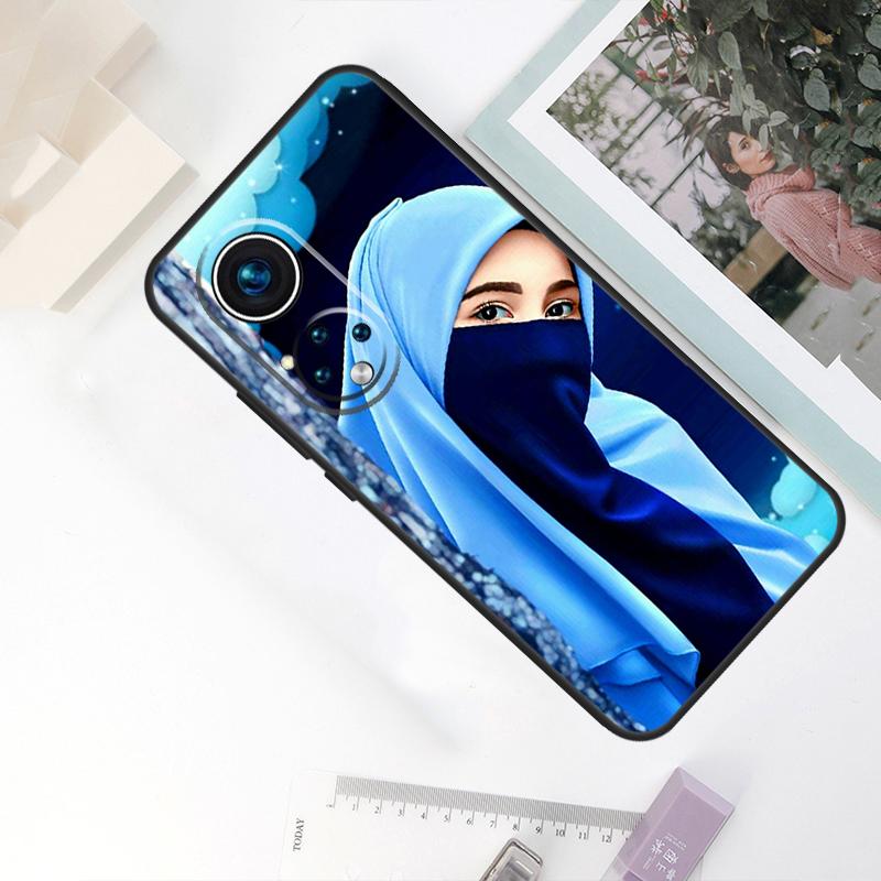 

Muslim Islamic Hijab Gril For Honor Magic 8 Pro 5 6 7 Lite Case For Honor Win RT 400 200 50 70 90 X8c X8b X9a X9b X9c Honor 70 Lite
