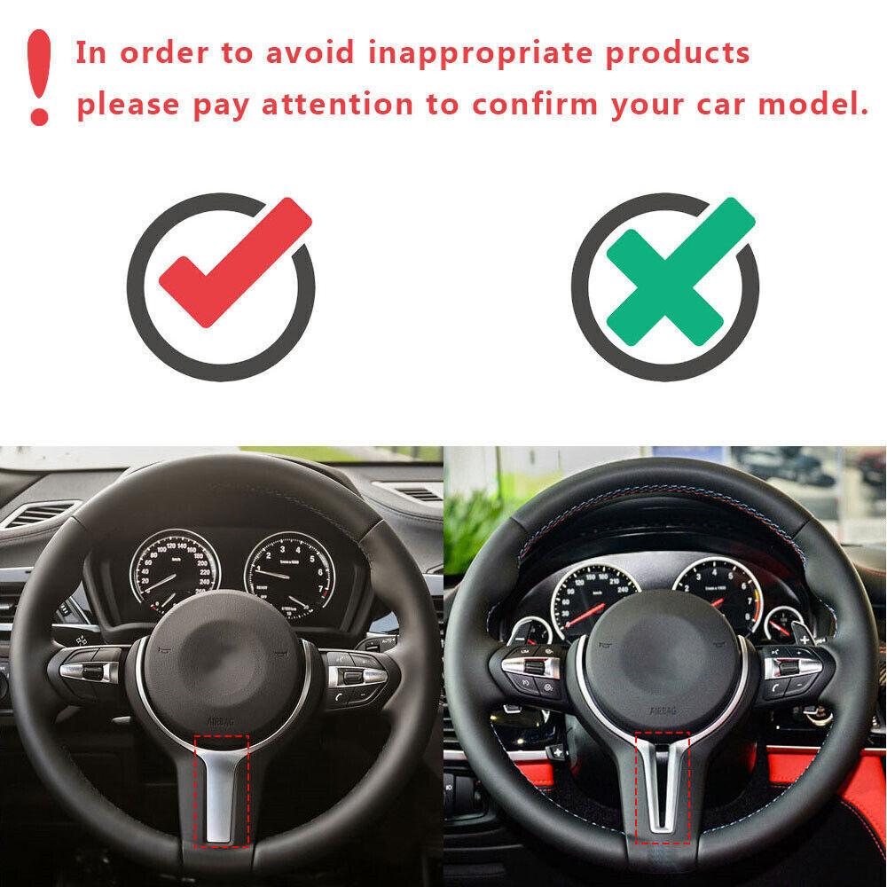 1PC ABS Steering Wheel Trim For BMW 4-Series All Models F32 F33 F36 2014-2018