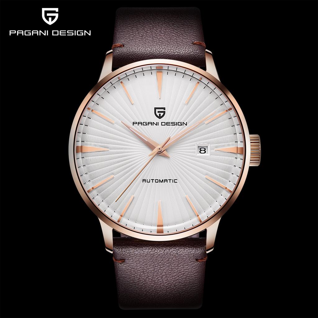 PAGANI DESIGN New Mechanical Watch Seagull 2813 Movement 43mm Stainless Steel Case 100M Water Resistance Men's Watch PD2770