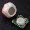 Strawberry Ceramic Tea Jar Simulation Fruit Storage Jar Sealed Moisture Proof Jar Tea Box Household Tea Storage Container