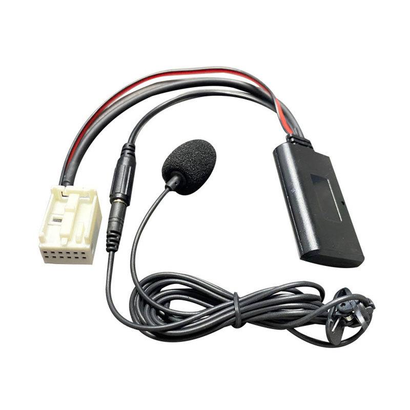 12Pin Bluetooth Module Wireless Car Radio Stereo Music Aux Cable Adapter For Peugeot 307 408 508 ForCitroen Sega Stereo Receiver