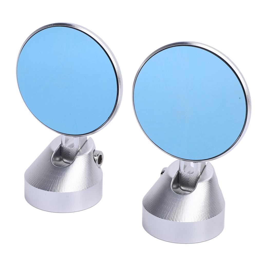 2 Pcs Handlebar Rearview Side Mirror Clear Round CNC Replacement for Sprint 50 150 Prima 50 150 GTS150 250 300 2013 To 2024