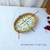 Rattan Fruit Plate Fruit Basket Oval Hand-woven Shell Tray Household Living Room Snack Desktop Storage Trays Home Decoration