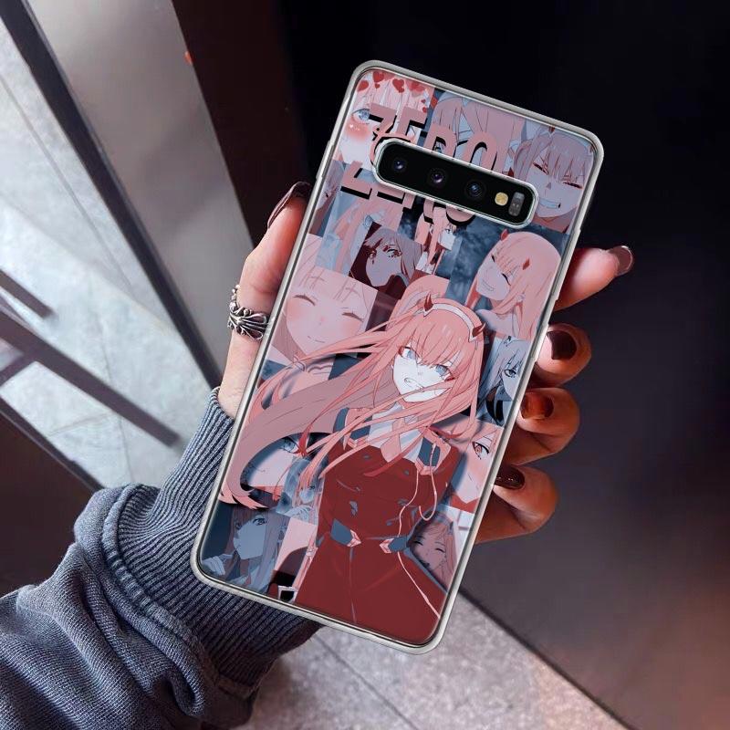 

Anime 02 Darling Phone Case For Samsung Galaxy S26 S25 Edge S24 S23 Ultra S22 Plus S21 S20 FE Soft TPU Back Cover Funda Galaxy S Samsung S26 Plus
