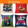 Bros Super Mario Pillow Cover Car Home Living Room Sofa Bedroom Cushion Cover