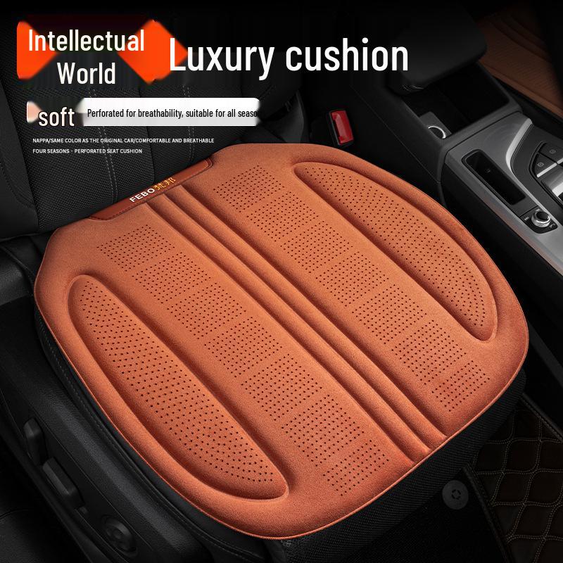 Luxeed Car Universal All-Season Breathable Suede Seat Cushion for S7/R7 Models