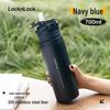 LOCK&LOCK Portable Insulated Straw Sports Water Bottle