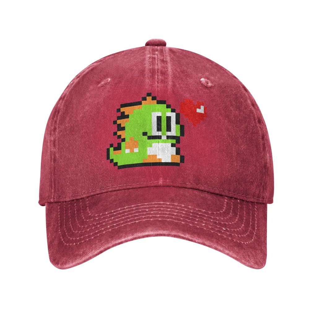 Bubble Bobble   Casual Baseball Cap Summer  Trucker Hat Breathable Outdoor Sports Snapback Cap Women Men y2k Retro Baseball Caps