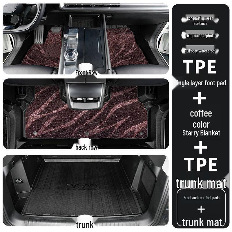 Full Coverage TPE Floor Mats for 2024 Beijing BJ30 - Car Modification & Decorative Accessories