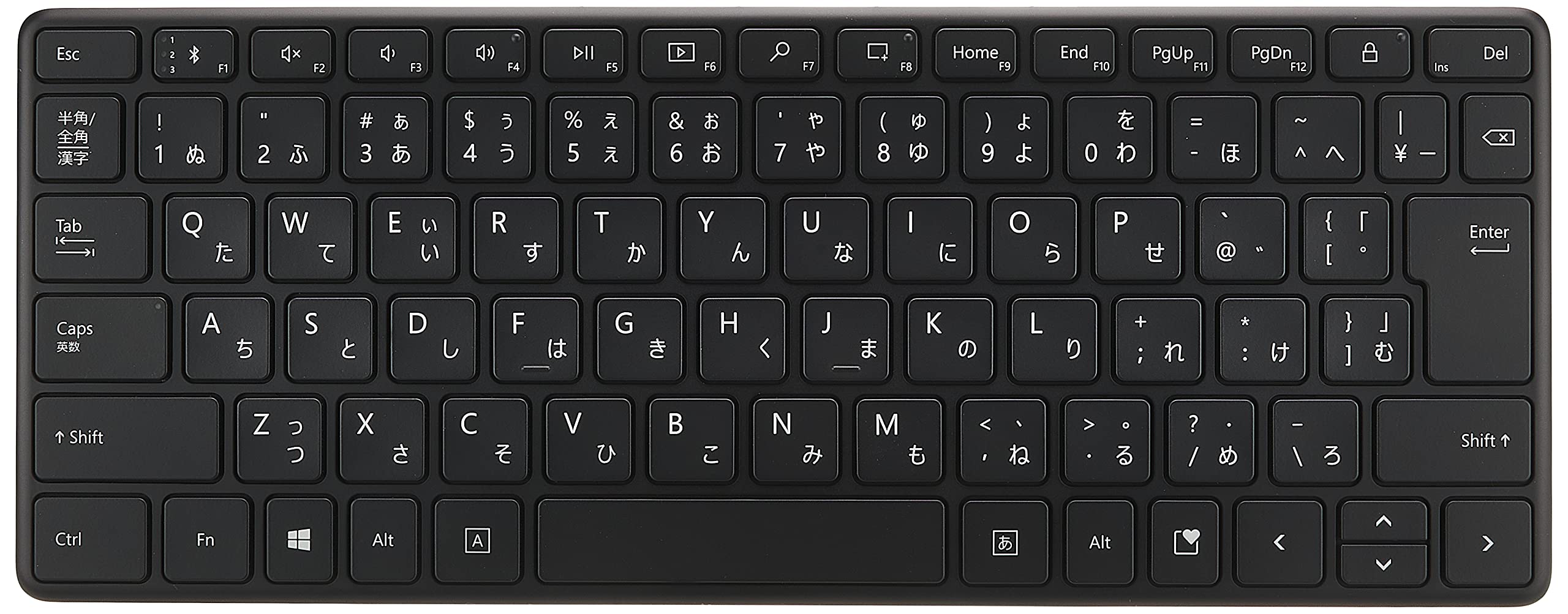 

Microsoft Designer Compact Keyboard довго підключається до 3 Bluetooth сумісний з Windows Surface 21Y-00019 Бездротовий, тонкий, життя, пристрої, (матове чорний