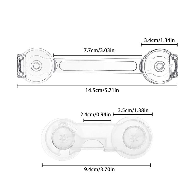 5ks dětská pojistka zásuvky proti otevírání průhledný zámek dveří lednice multifunkční ochranná bezpečnostní západka