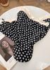 2025 Grid Style Plaid Strap Headscarf Hats for Women Sunmmer Seadise Beach Vacation Sun Protection Fashion Versatile Sun Hat