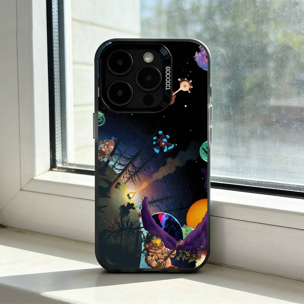 Cool Outer W-Wilds Phone Case For iPhone 17,16,15,14,13,12,11 Plus,Pro Max,XS,Colored Silver Plated Inside Cover