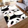 Tappeto Adorabile con Disegno di Panda Cartone Animato per Decorazione Soggiorno o Camera da Letto Adatto per l'uso come antiscivolo per divani in soggiorno e camera da letto