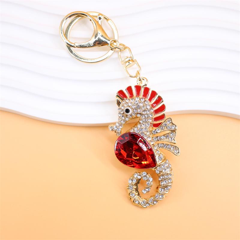 Rhinestone Bee Wing Keychain for Women Men Metal Gold Color Insect Animal Pendant Key Rings Jewelry porte clefs