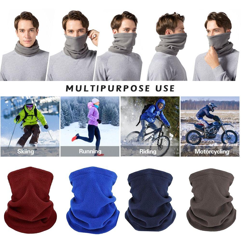 Keep Warm Neck Scarves Plush Sport Scarf Fashion Face Mask