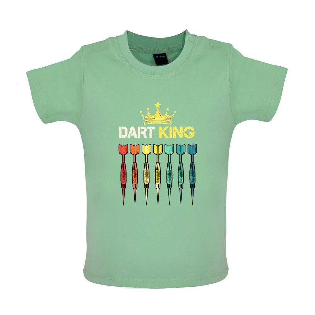 Darts King -Baby Kids Boys Girls Unisex T-Shirt / Romper Tees Top- 180 Darts Love Funny Father s Day Luke 160