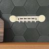 Space Optimizing Wall Mounted Utensil Holder with Removable Suction Cup Hooks