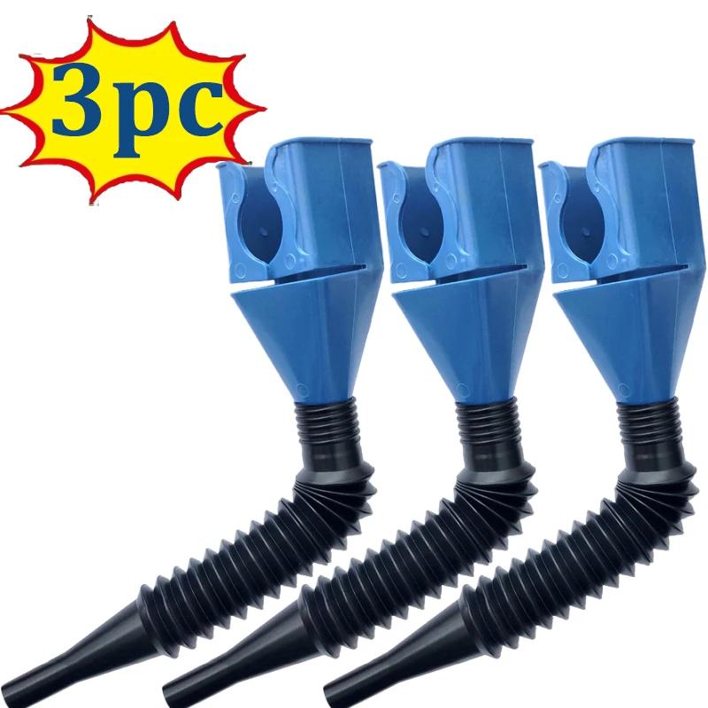 Plastic Gasoline Engine Oil Funnel Filter Transfer Tool Car Motorcycle Refueling Funnel Kit Fluid Change Filling Transfer Tool