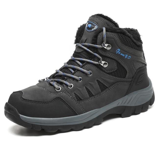 Winterwanderschuhe Herren Schneestiefel Outdoor-Wanderschuhe Unisex Sportschuhe Leder Damen Western Wasserdichte Stiefel Arbeitsschuhe