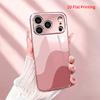 2DFlat electroplated tempered glass phone case,Pastel Waves Design,suitable for iPhone 18 Pro Max 17 16 15 14 13 12 11