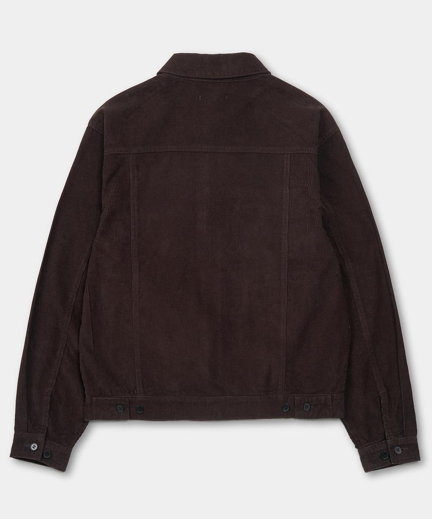 Excontainer Corduroy Trucker Jacket (Brown)