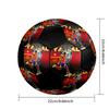 1PC Lamine Yamal Génie taille 5 ballon de football PrahaBallon de football en salle Coloré Tous les âges Cousu à la machine PVC Prêt pour la compétition Durable Haut rebond