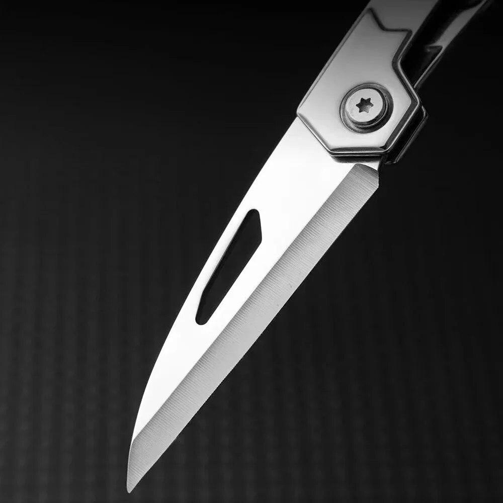 Stainless Steel Folding Knife Outdoor Survival Knife Portable Pocket Knife Fruit Knife For Hunting Camping Foldable Knives