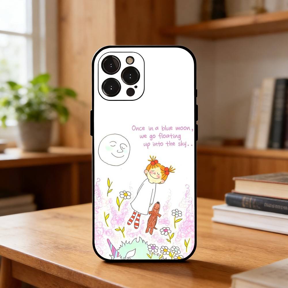 Cute Cartoon Art COCO-chanS Phone Case For iPhone17 16 15 14 13 12 11 Pro Max Plus,5G Soft Black Case