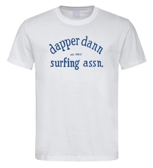 

Dapper Dann Surfing Association T Shirt Retro 1960s Surf Del Cannon Wardy 1068 2XL