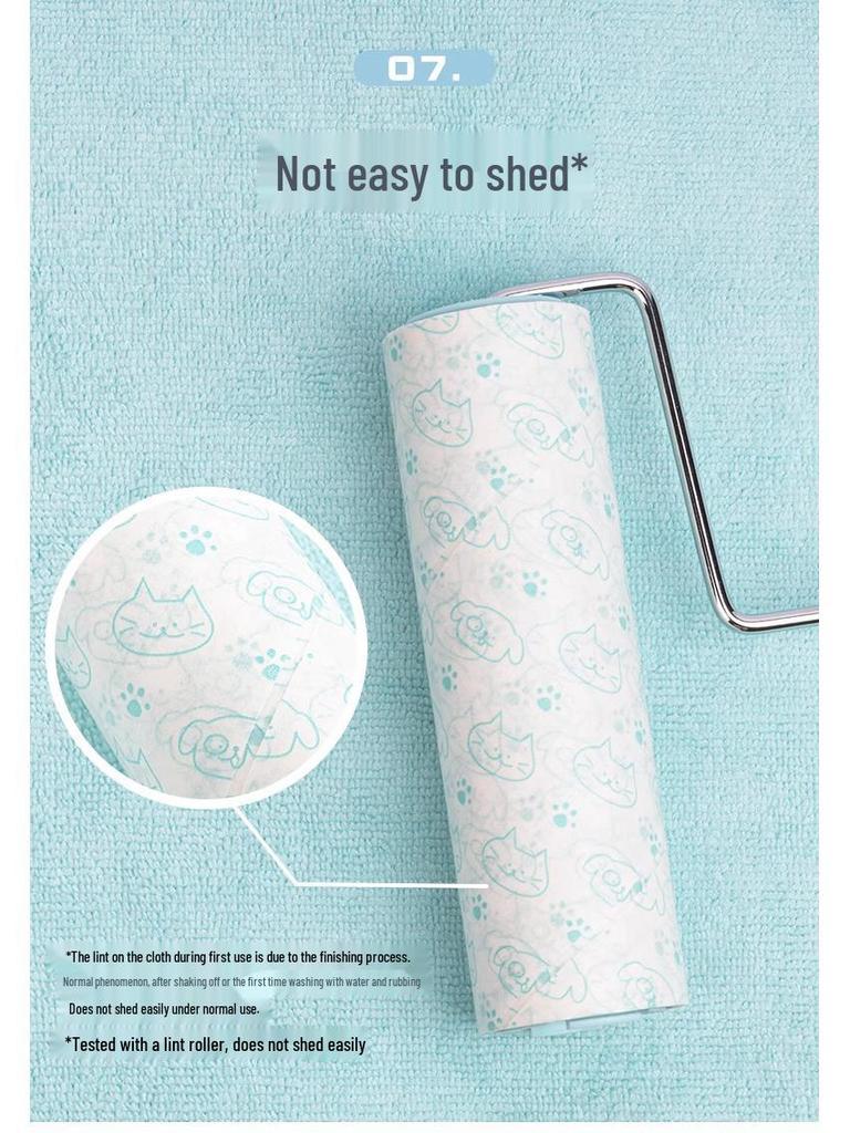 Miaojie 40x40cm Superfiber Cleaning Cloth, 3+1 Pack, Large Size, Strong Water Absorption, Fine Fiber