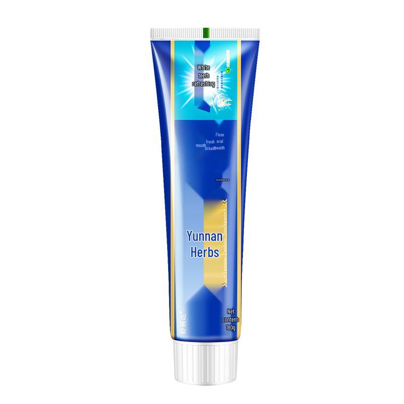 Genuine Yunnan Herbal Mint Toothpaste, Stain Removal & Brightening, Family Pack