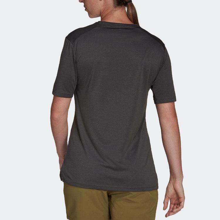 Adidas Terrex Mt Tee With Front Logo Women Tops Black H53386
