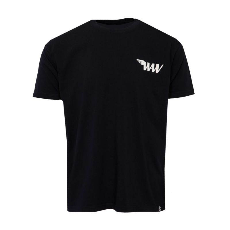 Tee shirt coton imprimé dos textuel Homme WHEELS AND WAVES
