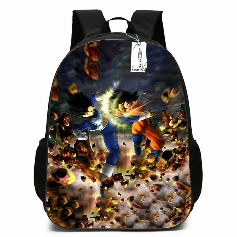 Anime Peripheral Dragon Ball Backpack Dragonball Student School Bag Wukong Polyester Backpack Backpack