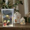 DIY Materials Snow Scene Night Light Christmas Decor Snow Scenery Night Light