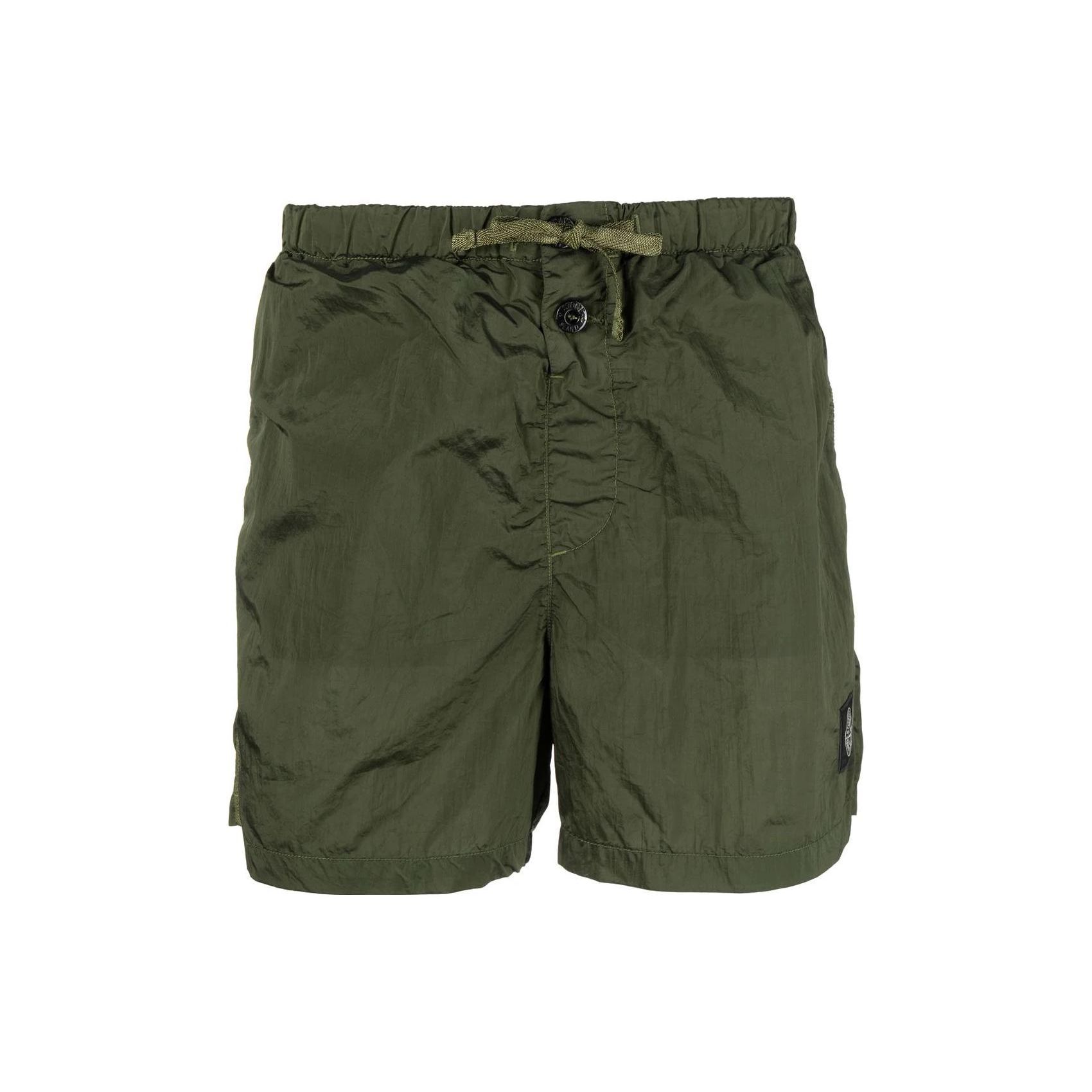 

STONE ISLAND FW22 Однотонные прямые повседневные шорты Мужские шорты 7615B0643-V0058 M
