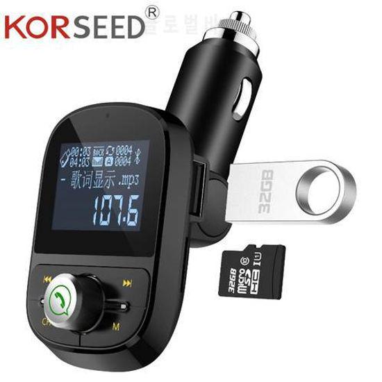 Buy KORSEED FM Transmitter Modulator Wireless Bluetooth Handsfree Car