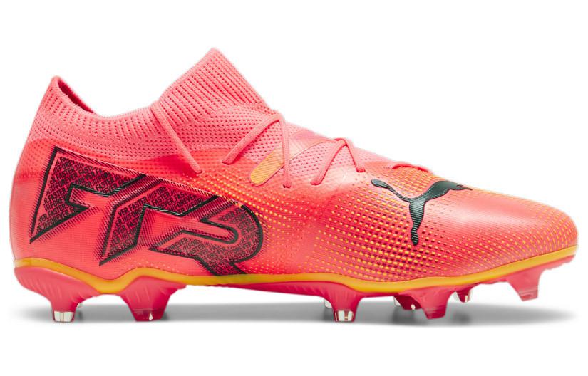 Puma FUTURE 7 MATCH AG Kunstrasen FG Festboden Dämpfung, Verschleißfeste Fußballschuhe Herren Rot 107715-03