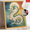 DIY Pearl Art Dragon Painting Kit 5D Crystal Rhinestone Embroidery for Bedroom Living Room Wall Decoration Handmade Craft