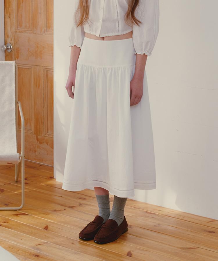 Seuleoum Simone Shirring Skirt
