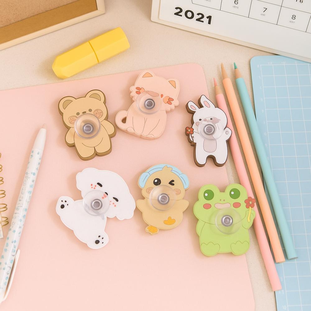 6PCS/SET Cross-Border Style Animal Finger Gyro Small Size Fidget Toy Spinner  Gift Idea