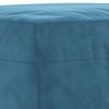 4 Piece Sofa Set with Cushions Blue Velvet