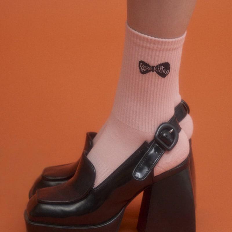 

koolkitten Koolkitten Logo Socks WHITE