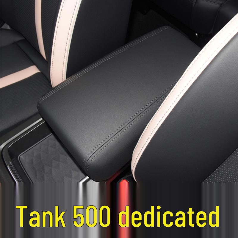 Leather Armrest Box Cover for Tank 500: Protection and Interior Enhancement