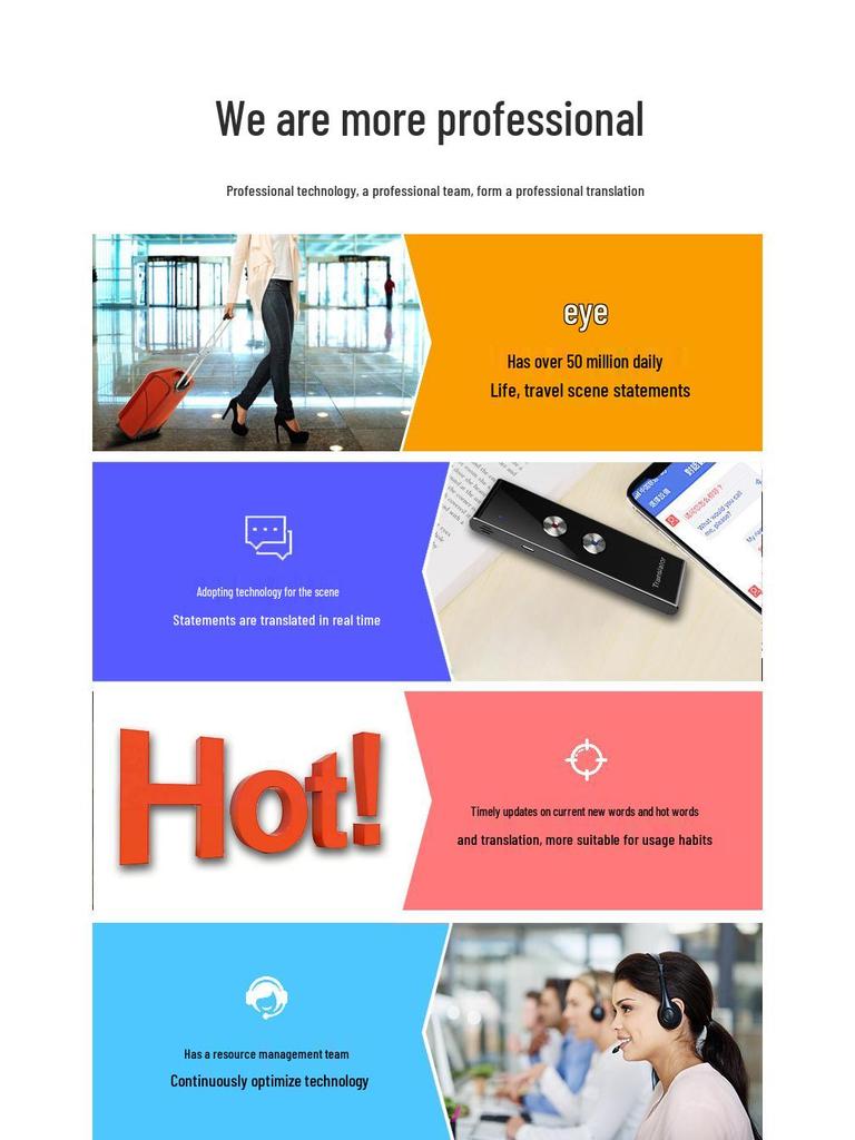 T8 Multilingual Smart Voice Translator Pen with Bluetooth and Simultaneous Interpretation