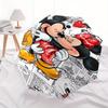 Mickey Mouse, Minnie Mouse Automatische Open- en Sluitparaplu 8 Spaken Winddicht Draagbare Opvouwbare Paraplu, Geschikt voor Casual en Zakelijke Uitjes